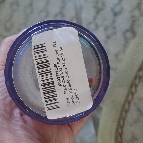 Starbucks 2021 Rainbow Kaleidoscope 24oz. Cold Cup - Picture 3 of 5